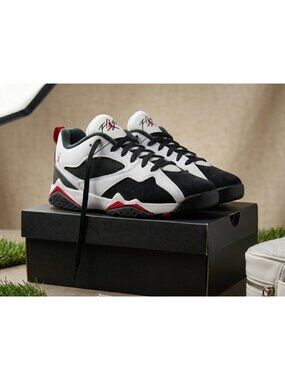 Air Jordan Flight 97 Youth Shoes Size 4Y White/Black/Red Athletic Sneakers